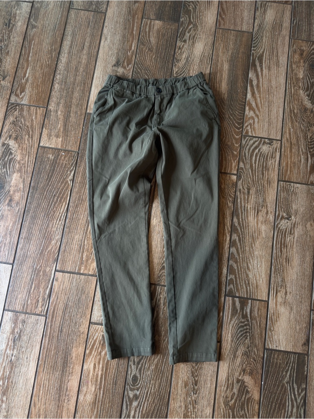 Men's Cove Olive Green Stretch Pants